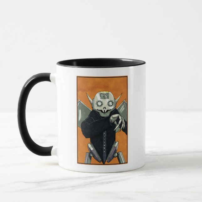 Robot Vampire Dracula mug (Gauche)