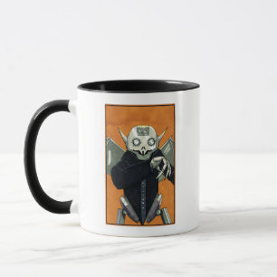 Robot Vampire Dracula Tasse