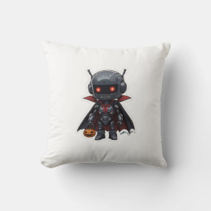 Robot Vampire Halloween Coussin mignon Éffrayant S