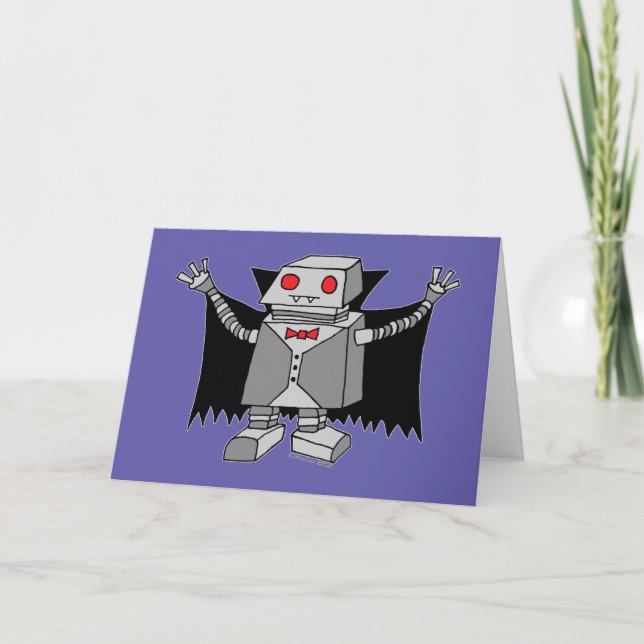 Robot Vampire Karte (Vorderseite)