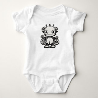 robotanisch baby strampler