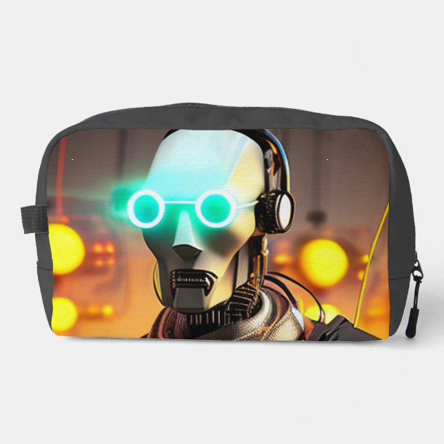 Roboter-2-Dopingkit Waschbeutel (Vorderseite)