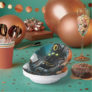 Roboter-3-Papierschale Pappteller