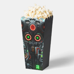 Roboter-3-Popcornboxen Geschenkschachtel