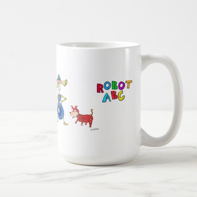Roboter ABC-Kaffee-Tasse durch Jerry-Jagd Kaffeetasse (Rechts)