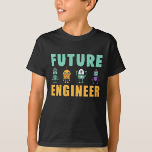 Roboter Boys Girls Roboter Engineer T-Shirt