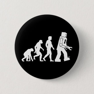 Roboter-Evolutions-Knopf Button