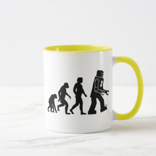 Roboter-Evolutions-Tasse Tasse