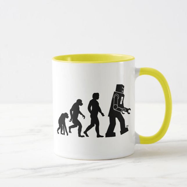 Roboter-Evolutions-Tasse Tasse (Rechts)