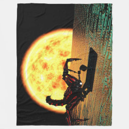ROBOTER FLEECEDECKE