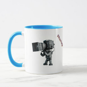 Roboter Fotograf Tasse