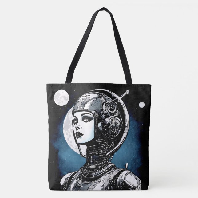 Roboter Frau VI Tasche (Vorderseite)