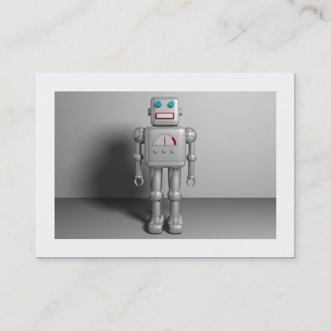 Roboter (gerahmt) visitenkarte (Vorderseite)