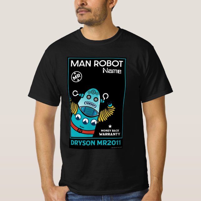 Roboter Geschenke für Jubiläumsfeier oder Hochzeit T-Shirt (Vorderseite)
