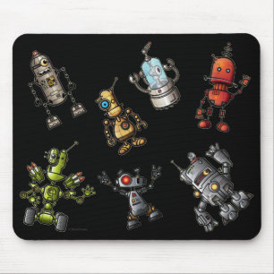 Roboter-Gruppe Mousepad