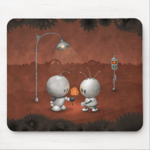 Roboter in der Liebe Mousepad