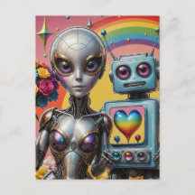 Roboter in Liebe LGBTQ