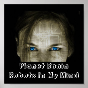 Roboter in meinem Kopf Poster