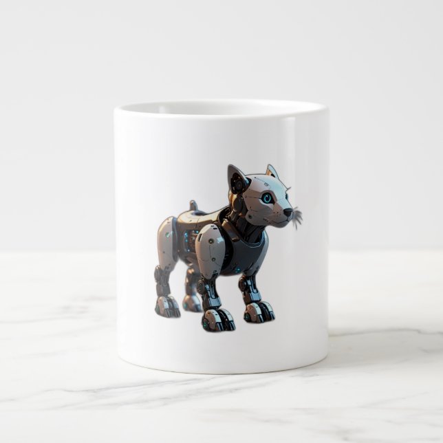 Roboter Jumbo-Tasse (Vorderseite)