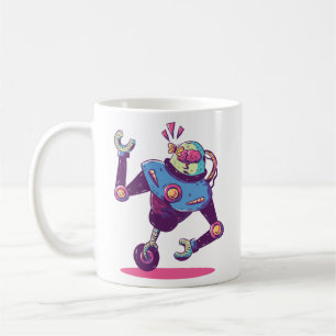 Roboter mit einem Single-Rad Kaffeetasse