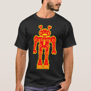 Roboter Mk I - (rot und gelb) T-Shirt