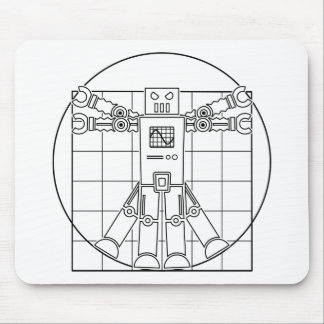 Roboter Mousepad Da Vincis Vitruvian