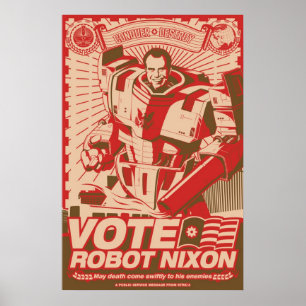Roboter Nixon - aller Hagel-Roboter Nixon Poster