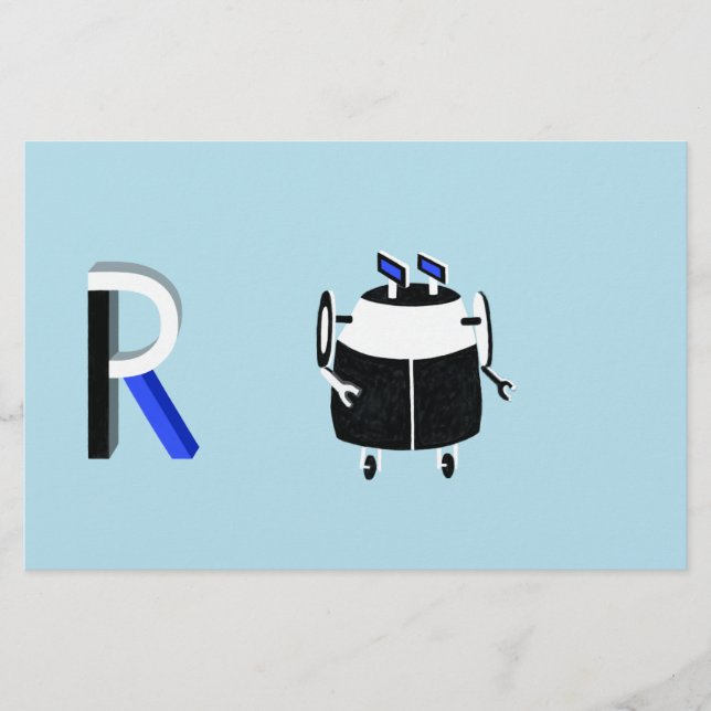 Roboter Papier (Vorderseite)