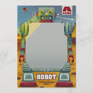 Roboter-Party Einladungen
