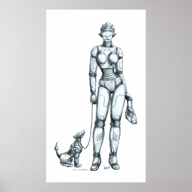 Roboter Poster (Vorne)