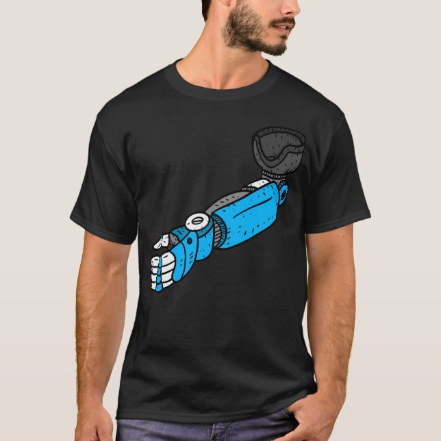 Roboter Prothese Arm. Roboterhand. T-Shirt (Vorderseite)