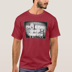 Roboter-randalierennachrichten-Spule T-Shirt