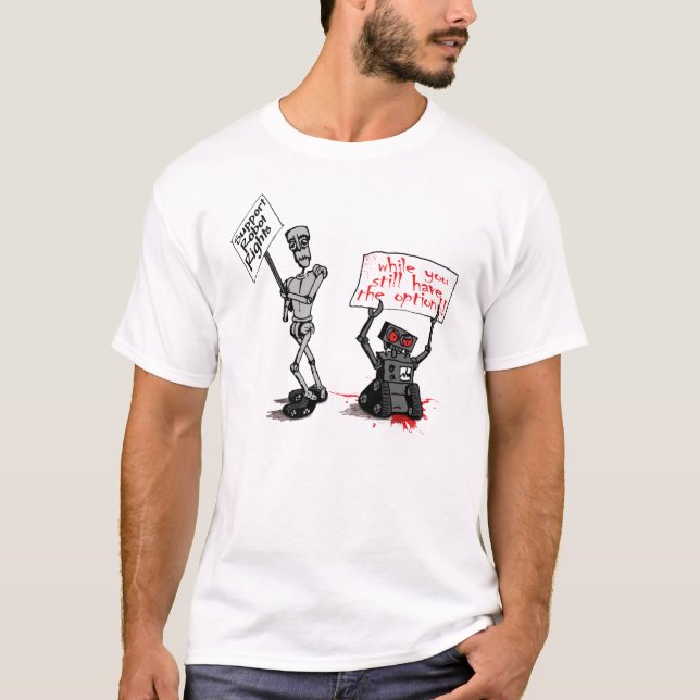 Roboter-Rechte T-Shirt (Vorderseite)