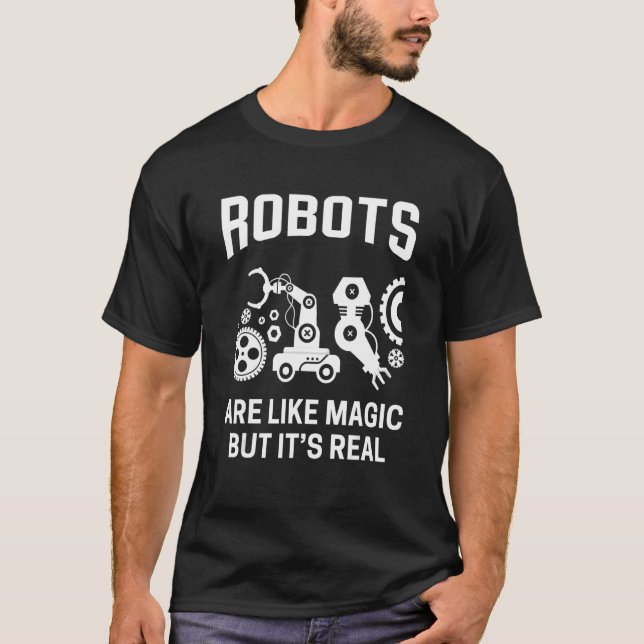 Roboter Roboter Robotik Engineer Artifical Intelli T-Shirt (Vorderseite)