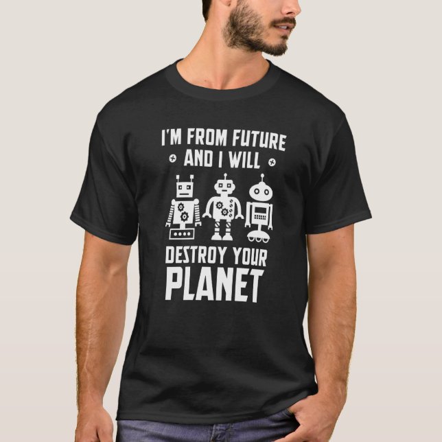 Roboter Roboter Robotik Engineer Artifical Intelli T-Shirt (Vorderseite)