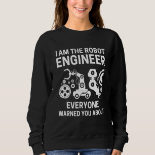 Roboter Robotik-Ingenieur Ai-Technologie Cyborg M Sweatshirt
