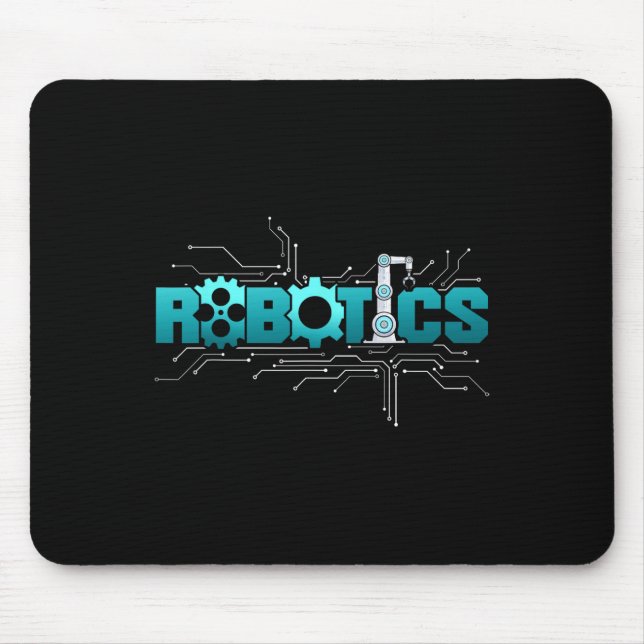 Roboter Robotikingenieur Robotik  Mousepad (Vorne)