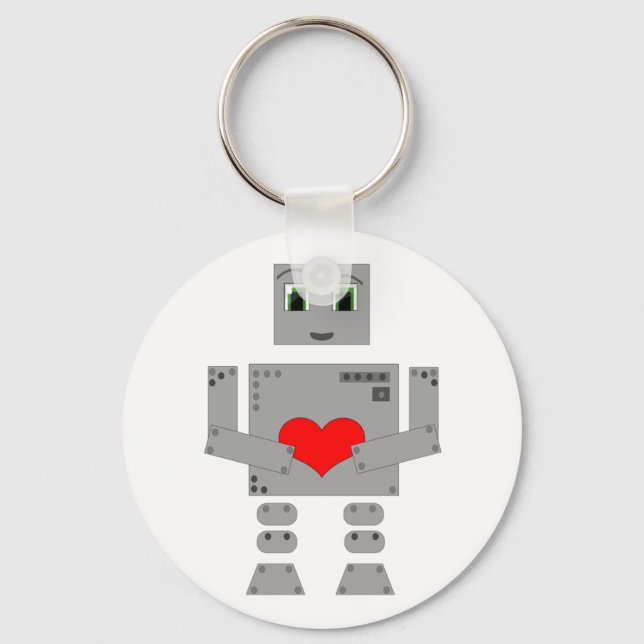 Roboter Schlüsselanhänger (Vorderseite)