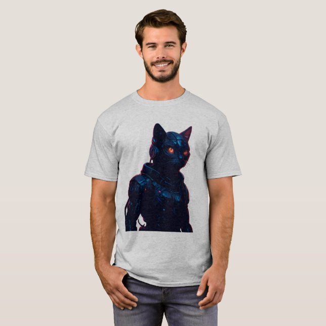 Roboter Schnitt T-Shirt (Vorne ganz)