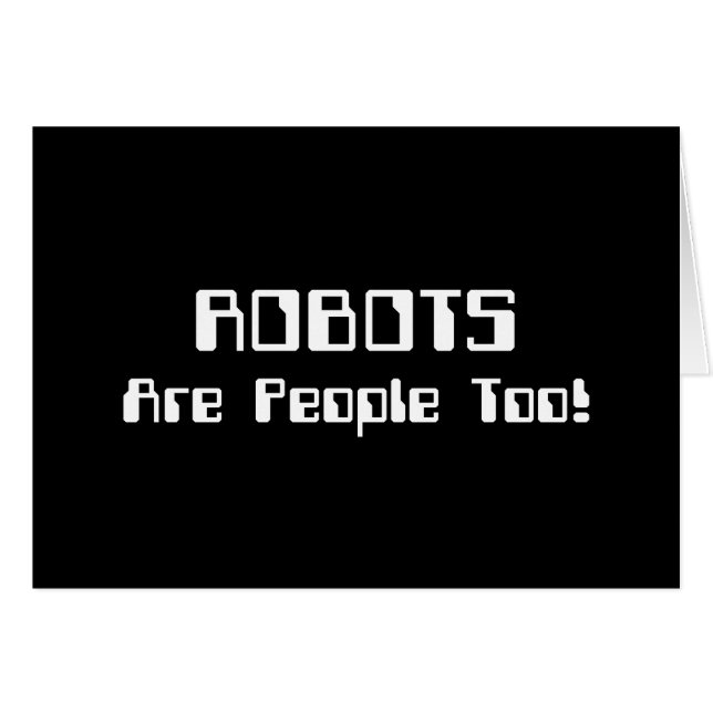 ROBOTER sind auch Menschen! (Vorderseite (Horizontal))