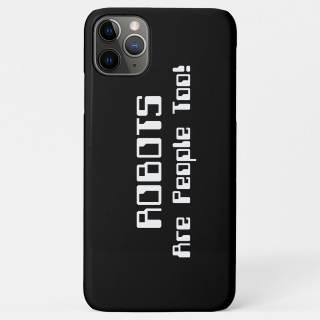 ROBOTER sind auch Menschen! Case-Mate iPhone Hülle (Rückseite)