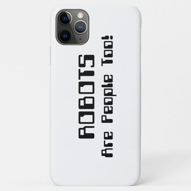 ROBOTER sind auch Menschen! Case-Mate iPhone Hülle (Rückseite)