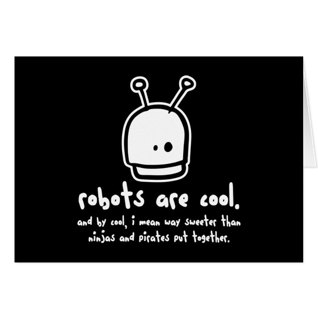 Roboter sind cool2 (Vorderseite (Horizontal))