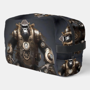 Roboter-Steampunk-Gorilla, Toilettentasche Waschbeutel