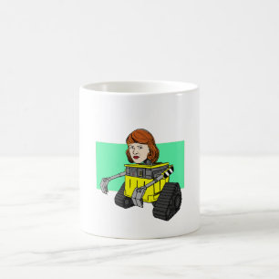 Roboter Sylvia Plath Kaffeetasse
