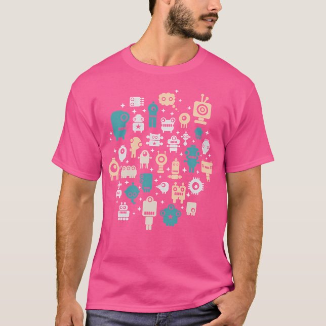Roboter T-Shirt (Vorderseite)
