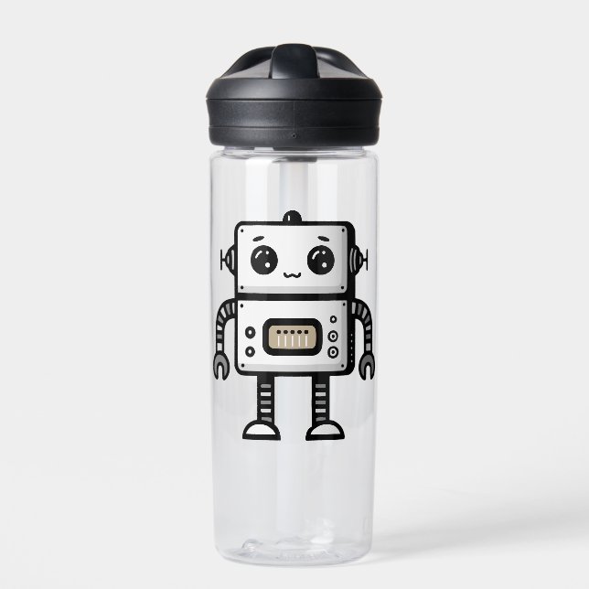 Roboter Trinkflasche (Vorderseite)
