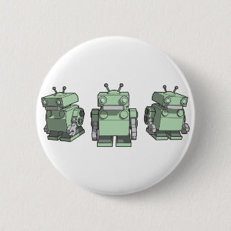 Roboter-Trio Button