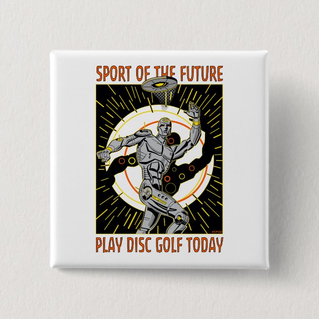 Roboter-Turm #1 Button (Vorderseite)