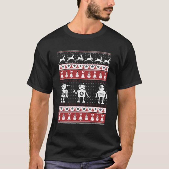 Roboter Ugly T-Shirt (Vorderseite)